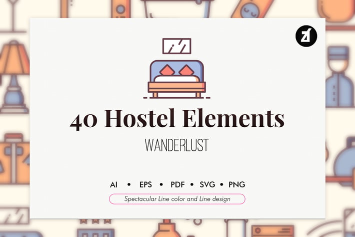40 Hostel elements