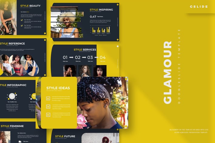Glamour - Google Slides Template