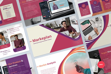 Marketing Strategy Presentation PP Template