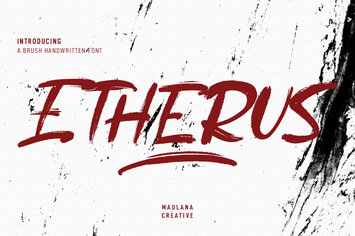 Etherus Brush Handwritten Font