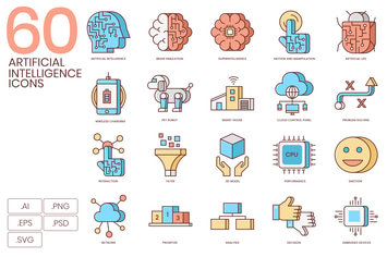 Artificial Intelligence Icons