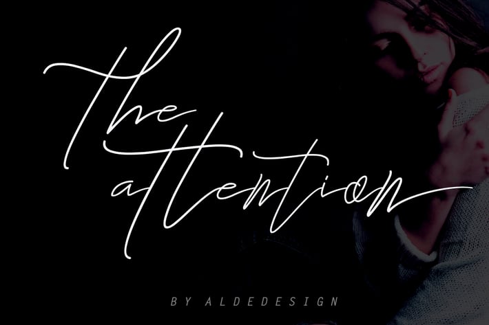 The Attention - Signature Font