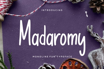 Madaromy Fun Advertisement Font
