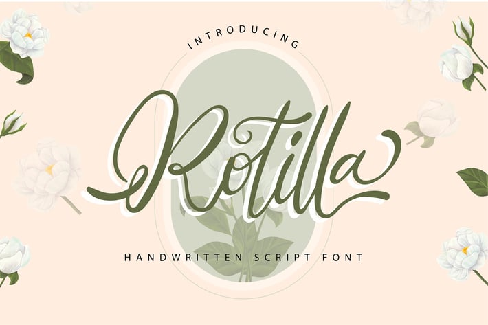 Rotilla | Handwritten Script Font