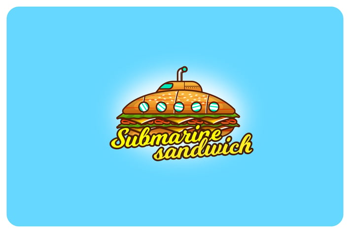 submarine sandwich - Mascot & Esport Logo