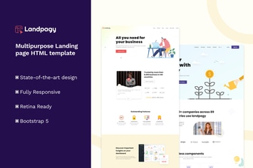 Landpagy - Saas & Software Landing Page Template