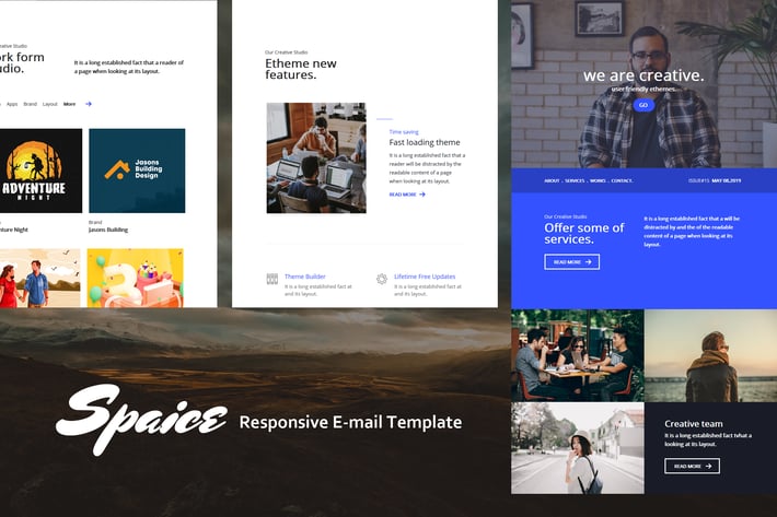 Spaice  Mail - Responsive E-mail Template