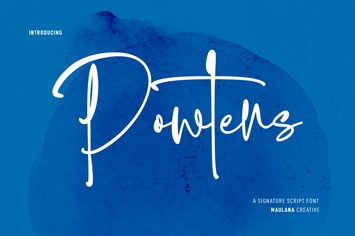 Powters Script Font