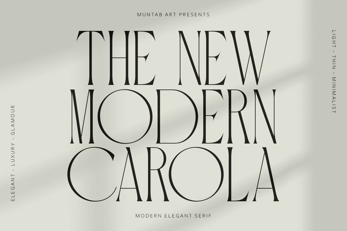 Carola | Modern Serif