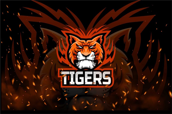 Tiger E-Sport and Sport Logo Template