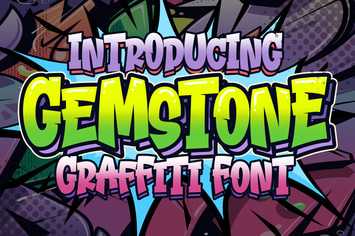 Gemstone Graffiti Font