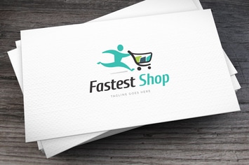 Fastest Shop Logo Template