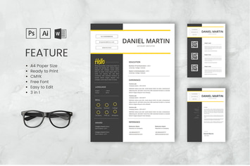 Professional CV And Resume Template Martin