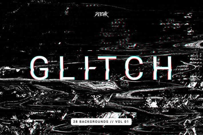 Glitch | Intense Backgrounds | Vol. 01