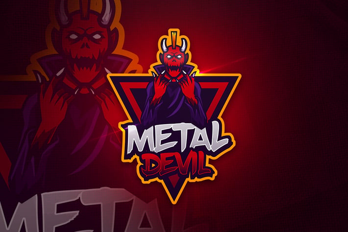 Metal Devil - Mascot & Esport Logo