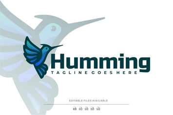 Humming Bird Gradient Logo