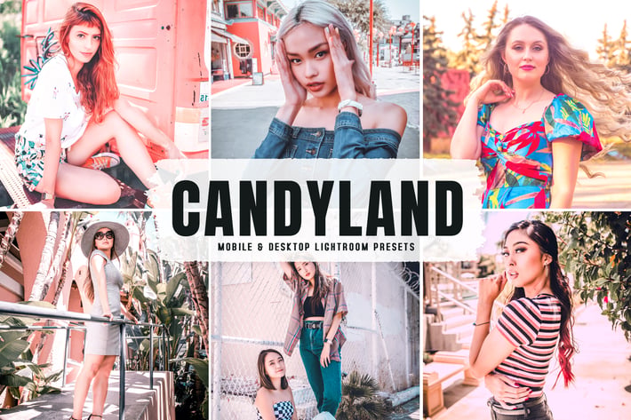 Candyland Mobile & Desktop Lightroom Presets