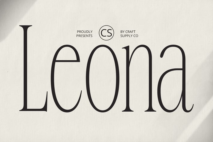 CS Leona – Condensed Font