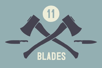 Hand Illustrated Blades & Knives