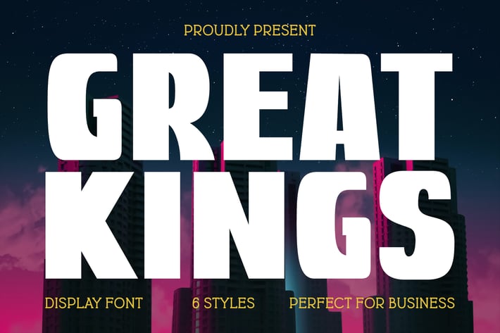 Great Kings Business Font Family