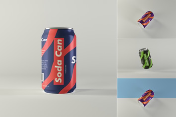 Multipurpose Can Mockups
