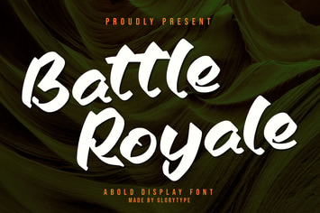 Battle Royale Bold Display Font