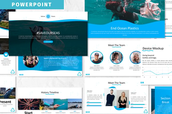 Plastic - Oceanic Powerpoint Template