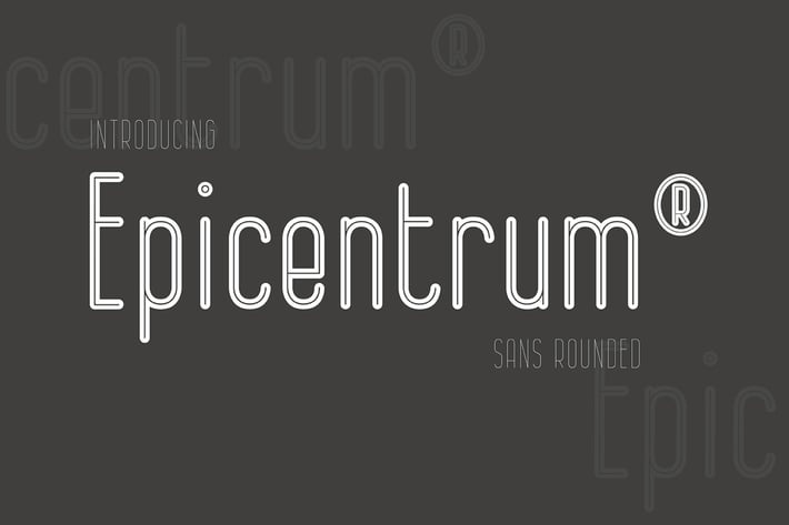Epicentrum - Font