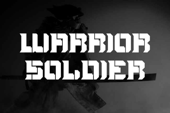 Warrior Soldier - Bold & Gym Font