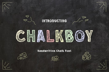 Chalkboy – Handwritten Chalk Font