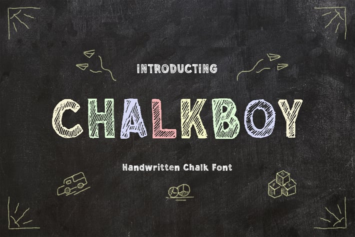 Chalkboy – Handwritten Chalk Font