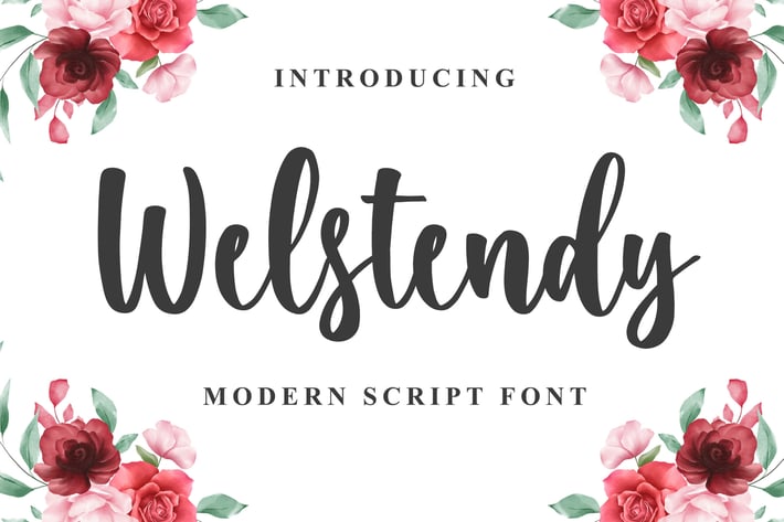 Welstendy - Modern Calligraphy Font
