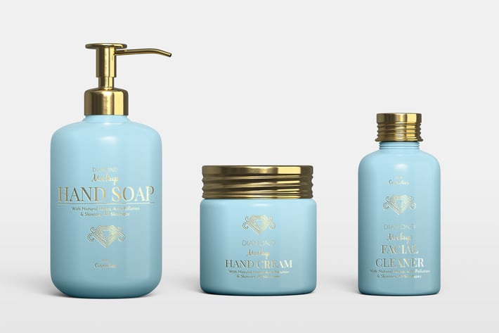 Cosmetics Mock-Up Template