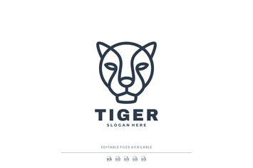 Tiger Line Art Logo