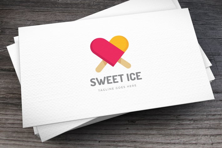 Sweet Ice Logo Template