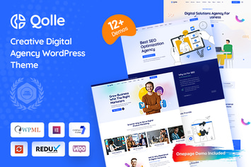 Qolle - Digital Marketing Agency WordPress Theme