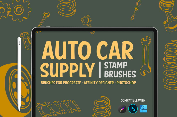 Auto car supply  | Stamp Brushes