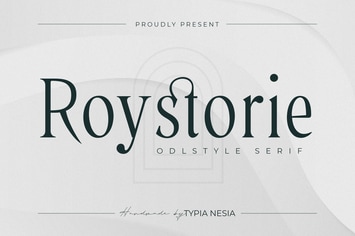 Roystorie - Elegant Classic Extra Light Serif