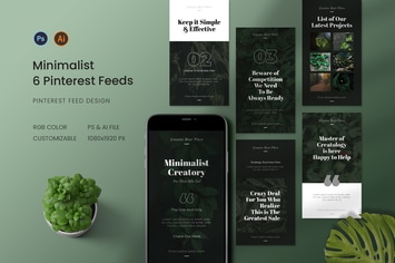 Minimalist Creatory Pinterest Cover