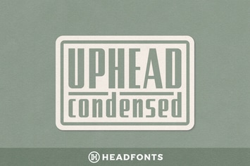 Uphead Condensed Typeface Font