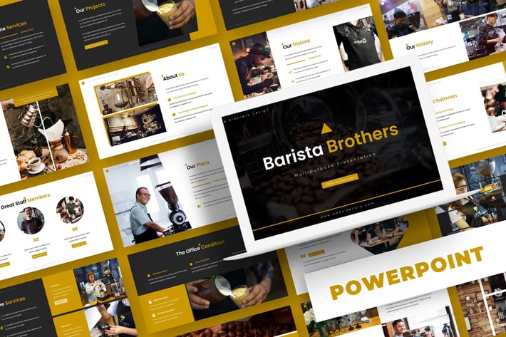 Barista Brothers - Powerpoint Template