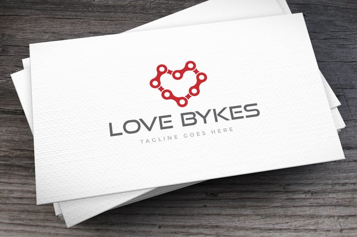 Love Bykes Logo Template