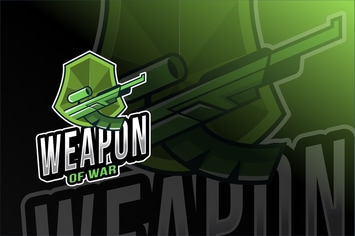 Weapon of War Esport Logo Template