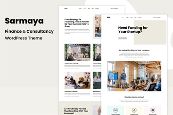 Sarmaya – Finance & Consultancy WordPress Theme