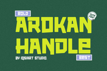 Arokan Handle - Comic & Playful Font