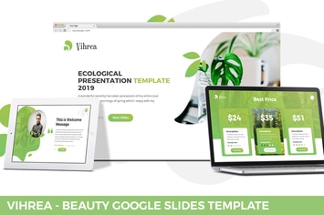 Vihrea - Beauty Google Slides Template