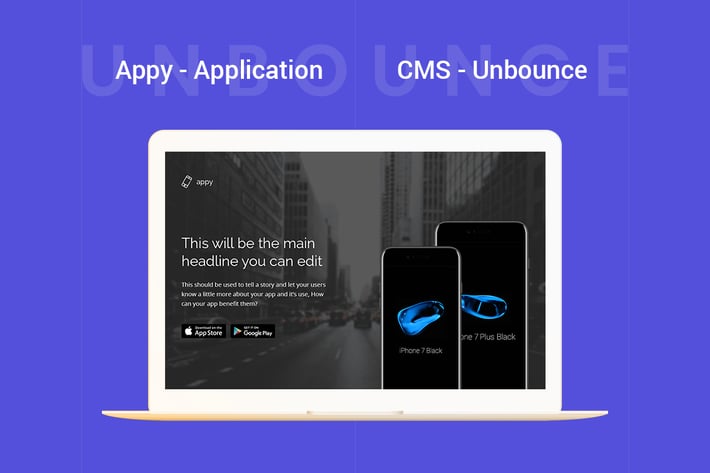 Appy - Application Unbounce Landing Page
