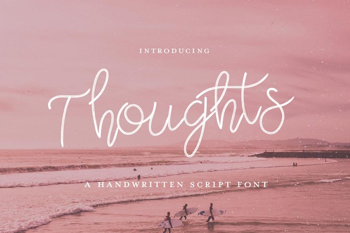 Thoughts Font