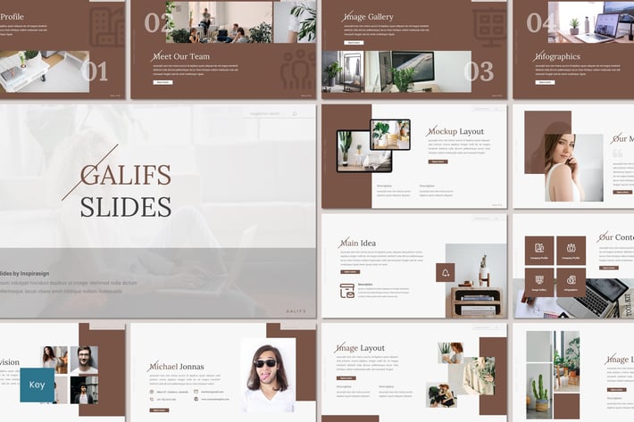 Galifs - Creative Keynote Template