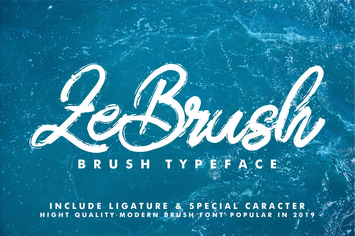ZeBrush | Brush Script Font